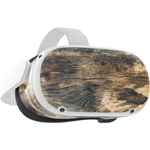 Blue Resin Wood Oculus Quest 2 Skin
